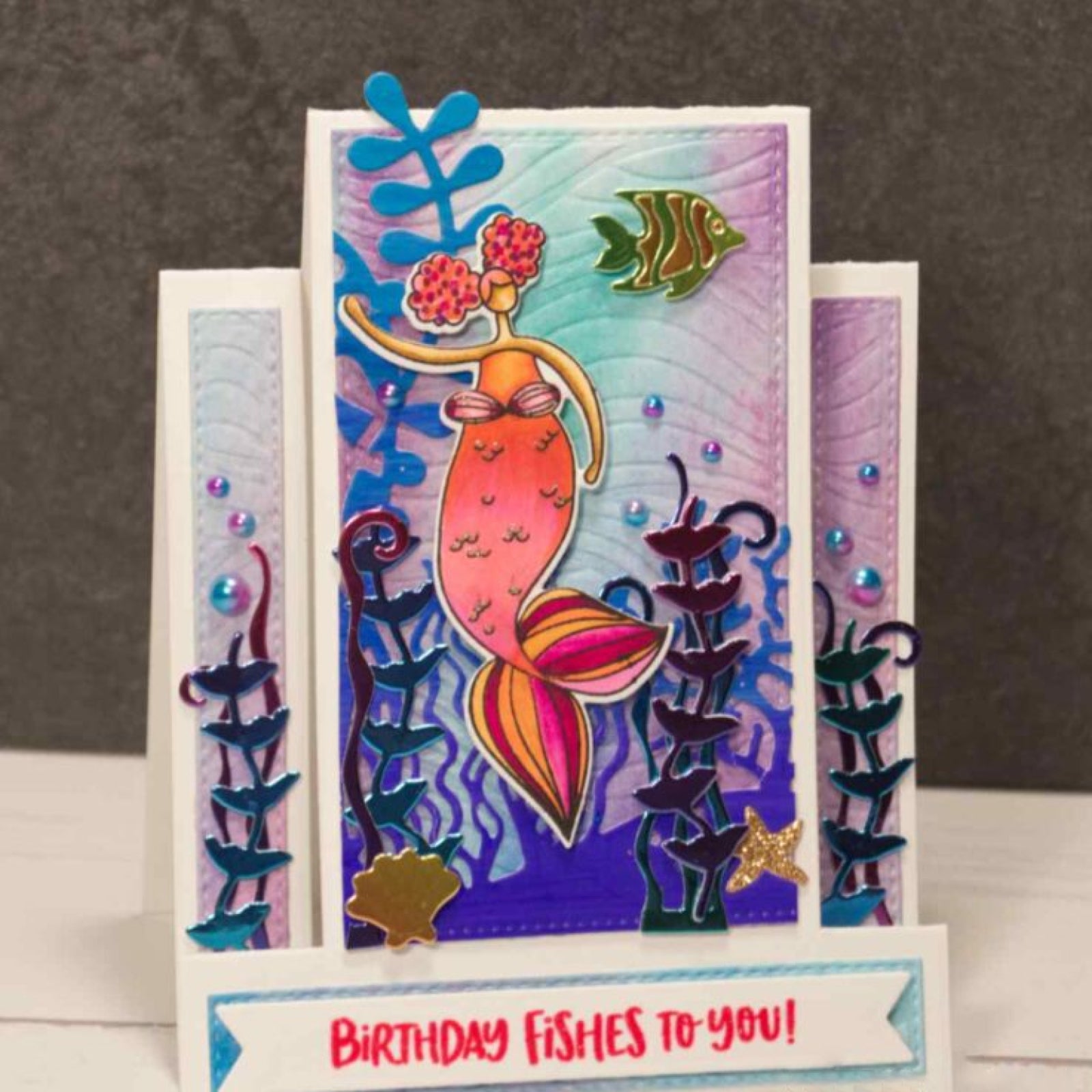 Under the Sea Ocean Aquarium Background Cutting Dies
