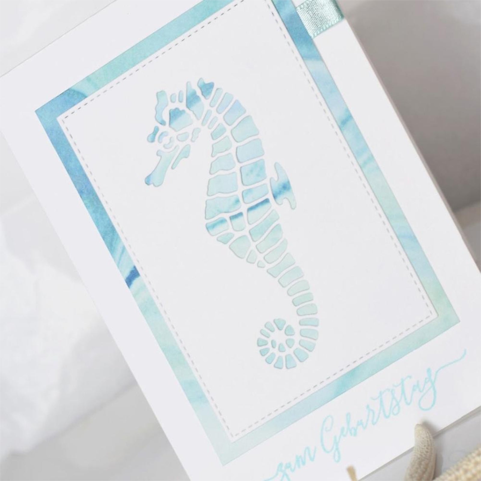 Stunning Cutout Seahorse Cutting Die