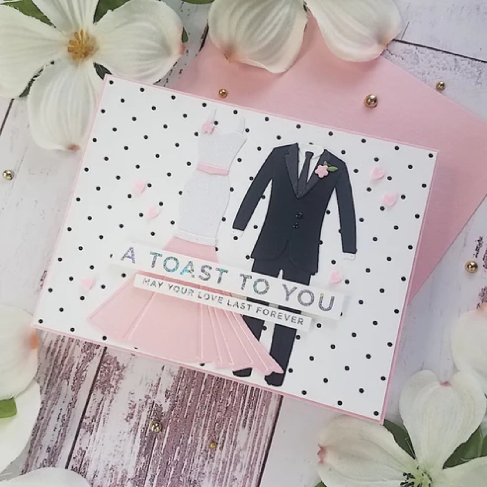 Bride & Groom Formalwear Cutting Die Set