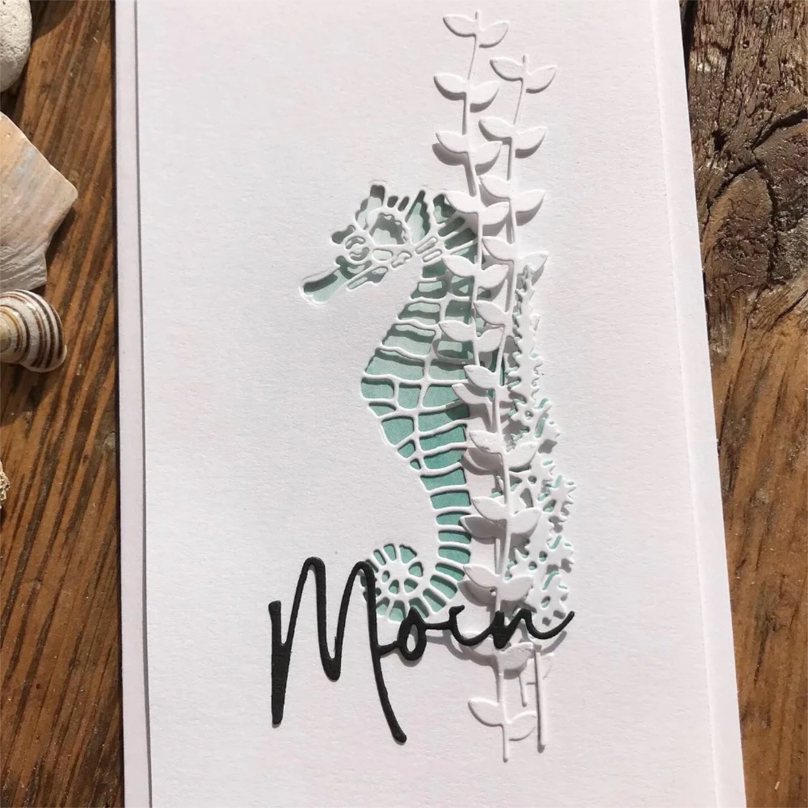 Stunning Cutout Seahorse Cutting Die