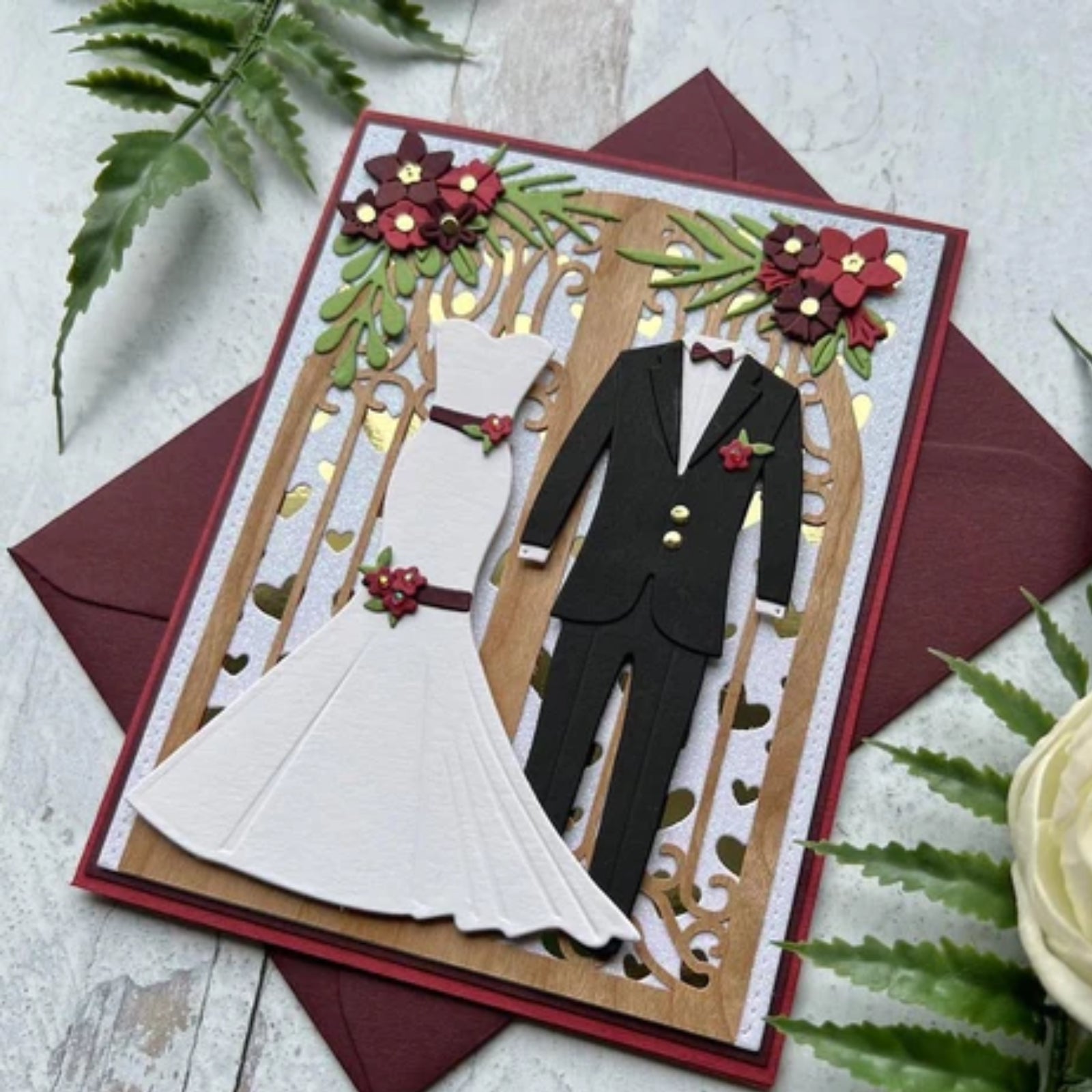 Bride & Groom Formalwear Cutting Die Set