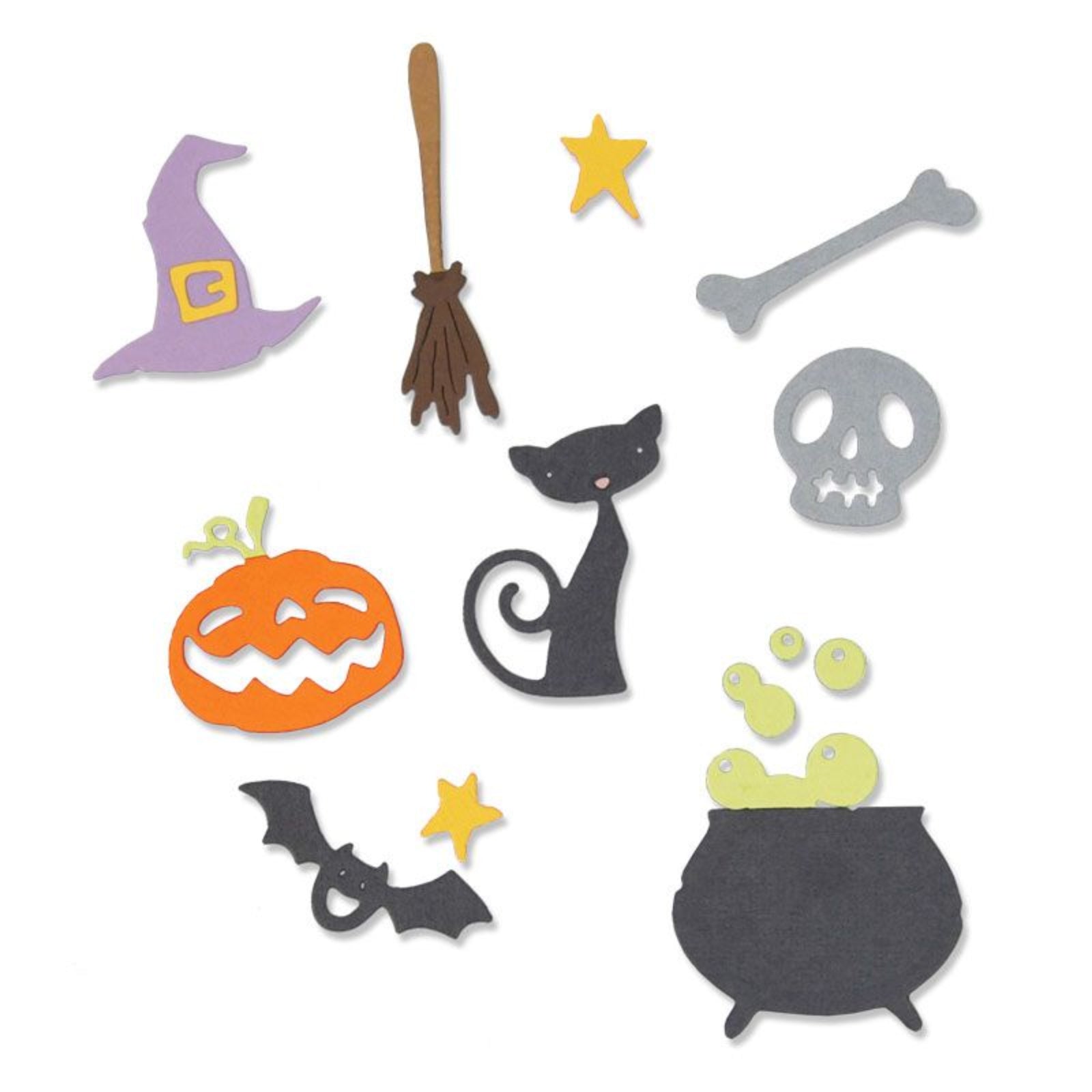 Bubbling Brew Crew Halloween Cutting & Embossing Dies