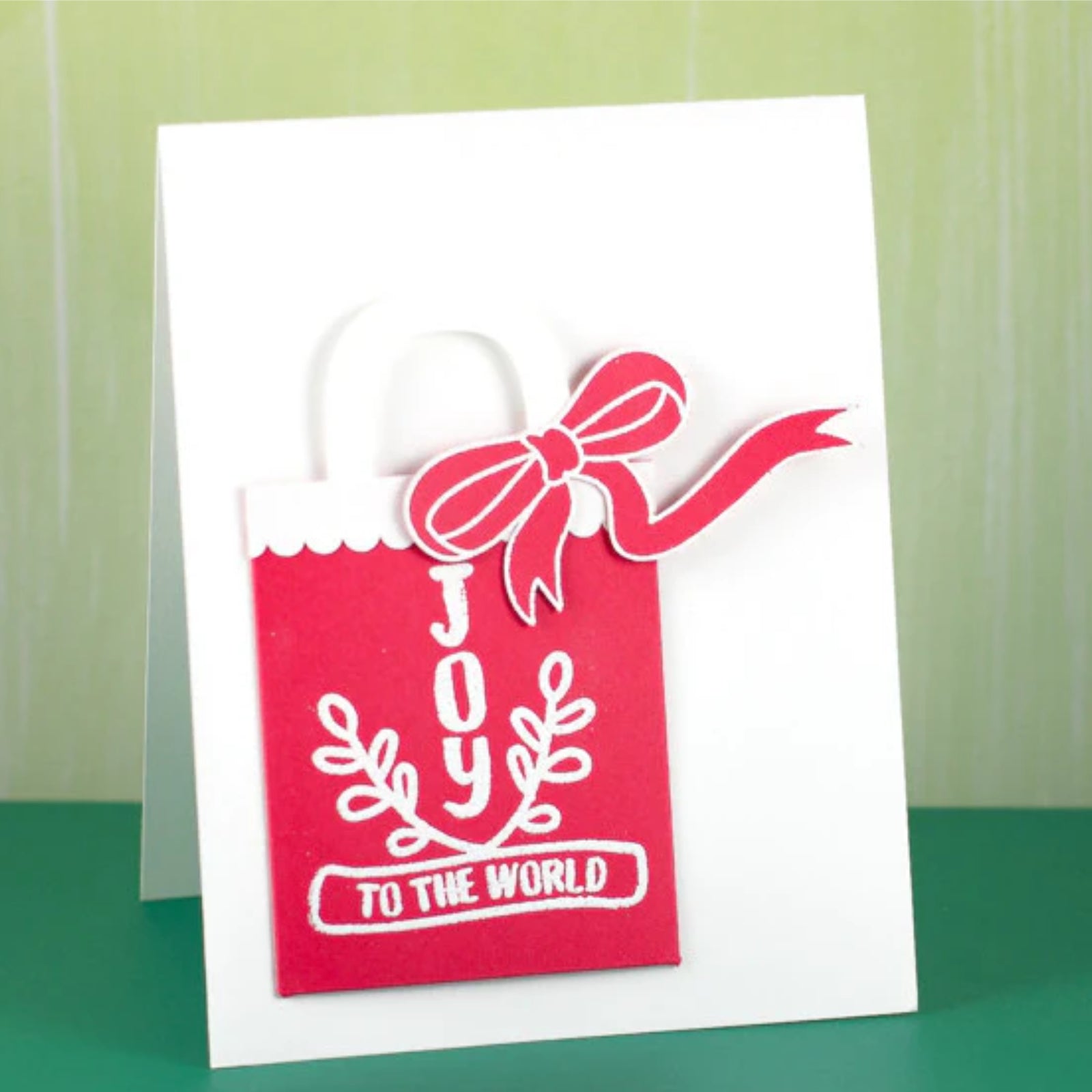 Gift Bag Pocket w Flowers & Handles Cutting Dies