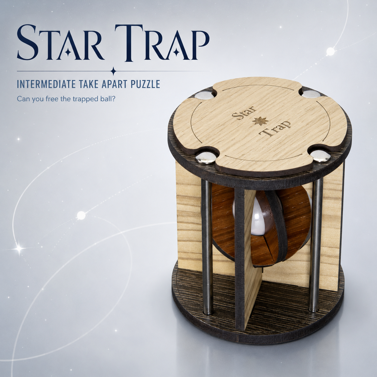 Star Trap – Intermediate Take Apart Puzzle by Siebenstein-Spiele