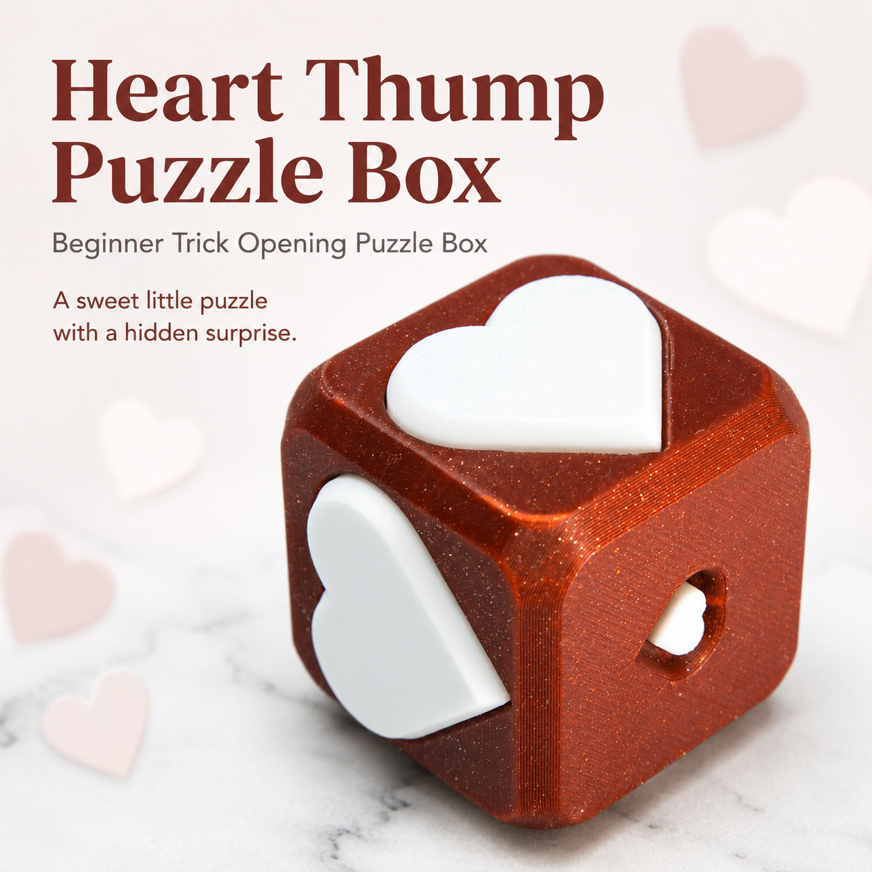 Heart Thump Puzzle Box – Beginner Trick Opening Puzzle Box by Team JB Hobbies