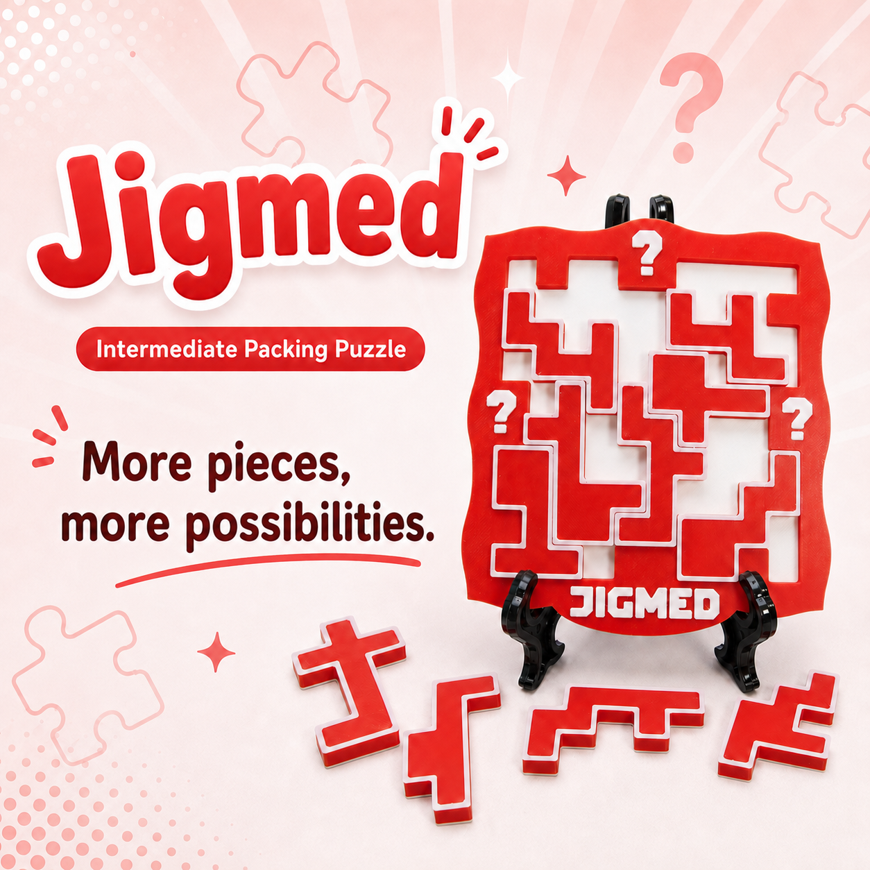 Jigmed – Intermediate Packing Puzzle by Team JB Hobbies