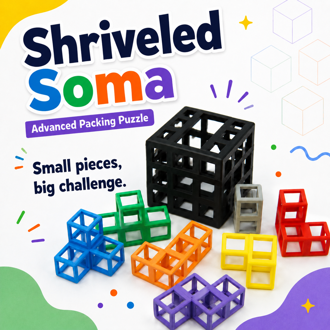 Shriveled Soma – Advanced Packing Puzzle by Team JB Hobbies