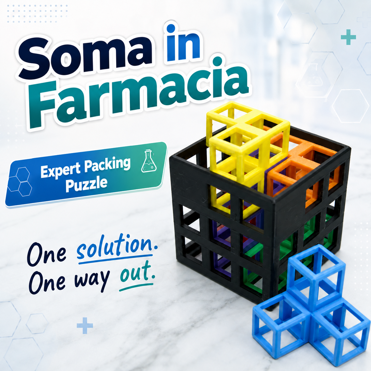 Soma in Farmacia – Expert Packing Puzzle by Team JB Hobbies
