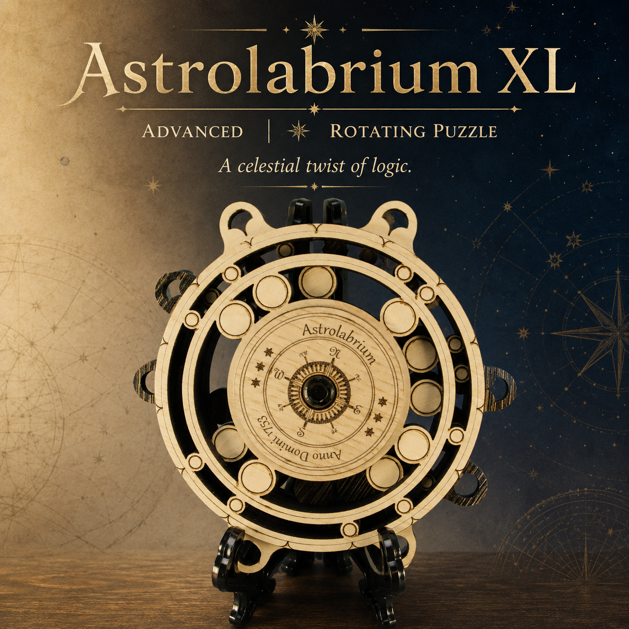 Astrolabrium XL – Advanced Rotating Puzzle by Siebenstein-Spiele