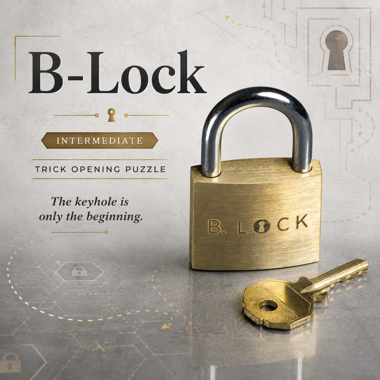 B-Lock – Intermediate Trick Opening Puzzle by Puzzlocks
