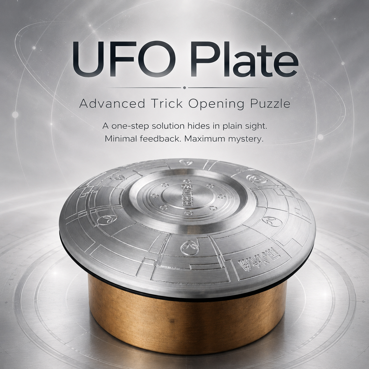 UFO Plate – Advanced Trick Puzzle by Andriy Bruns