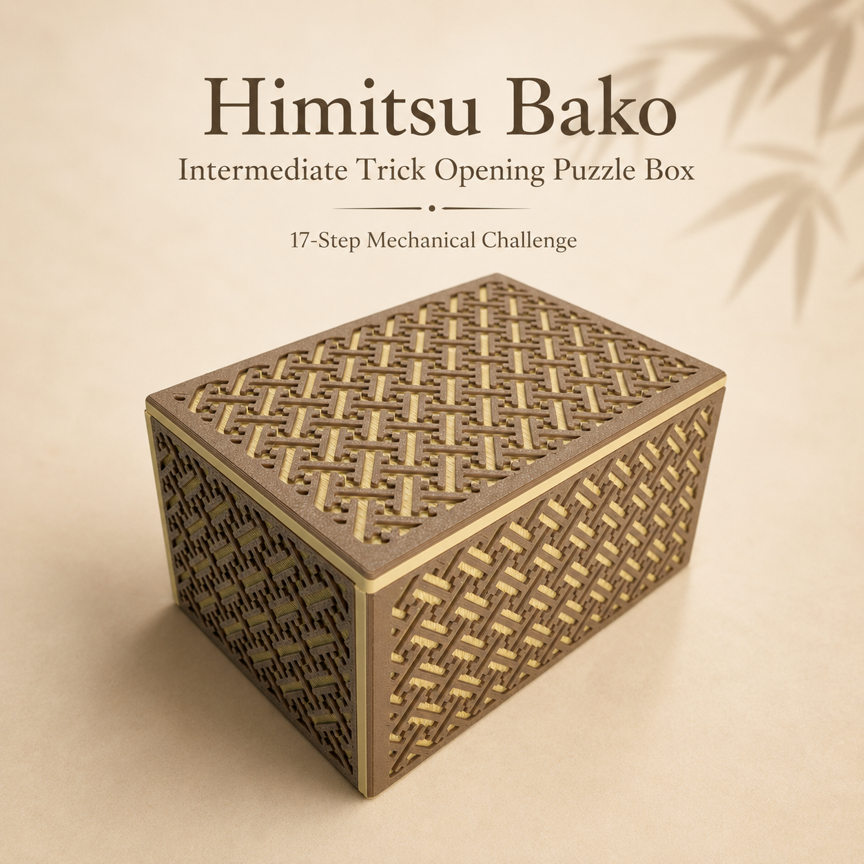 Himitsu Bako – Intermediate Trick Opening Puzzle Box by Team JB Hobbies