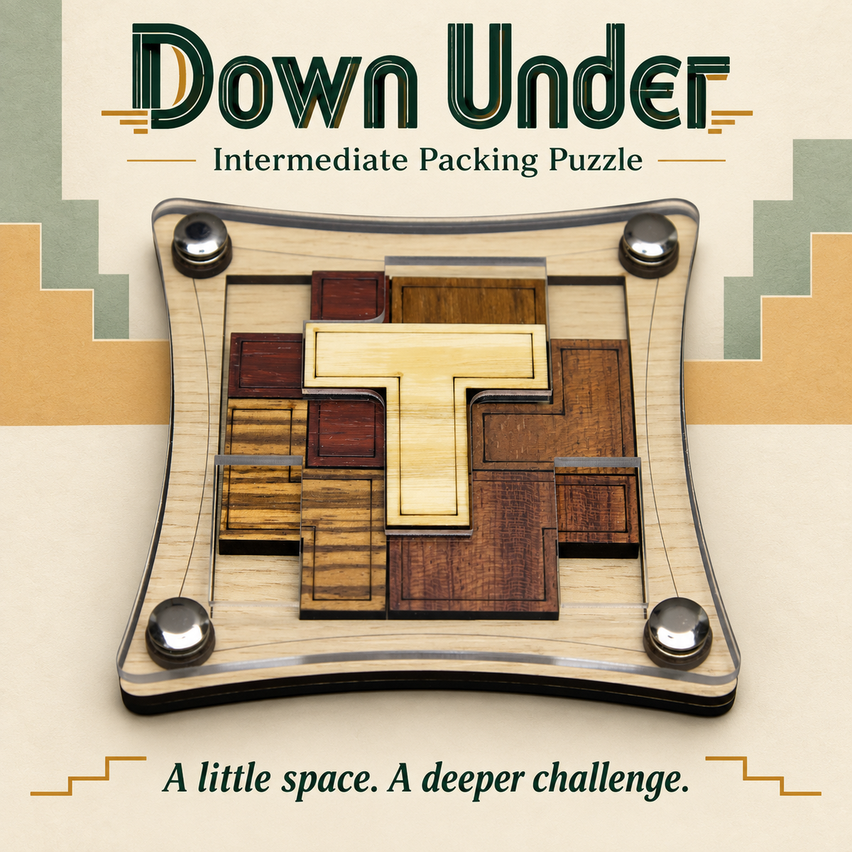 Down Under – Intermediate Packing Puzzle by Siebenstein-Spiele