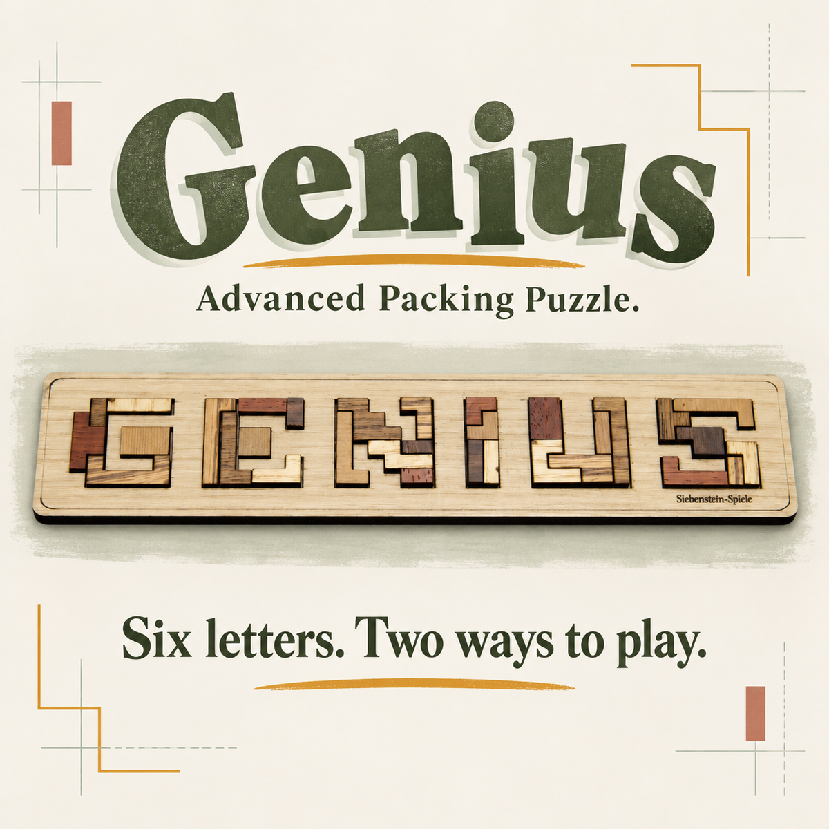 Genius – Advanced Packing Puzzle by Siebenstein-Spiele