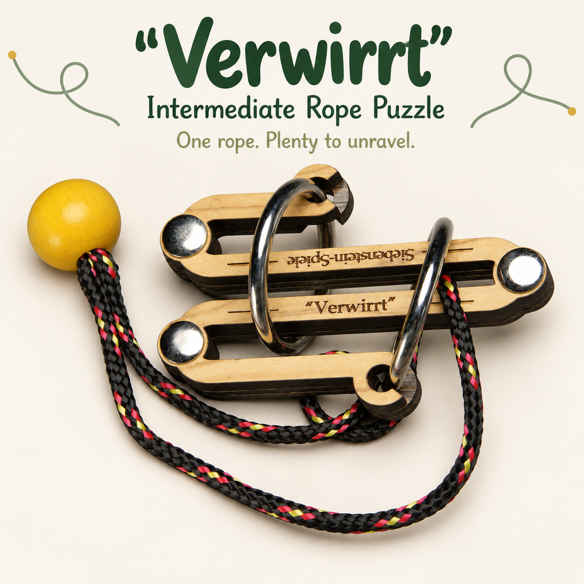Verwirrt – Intermediate Rope Puzzle by Siebenstein-Spiele