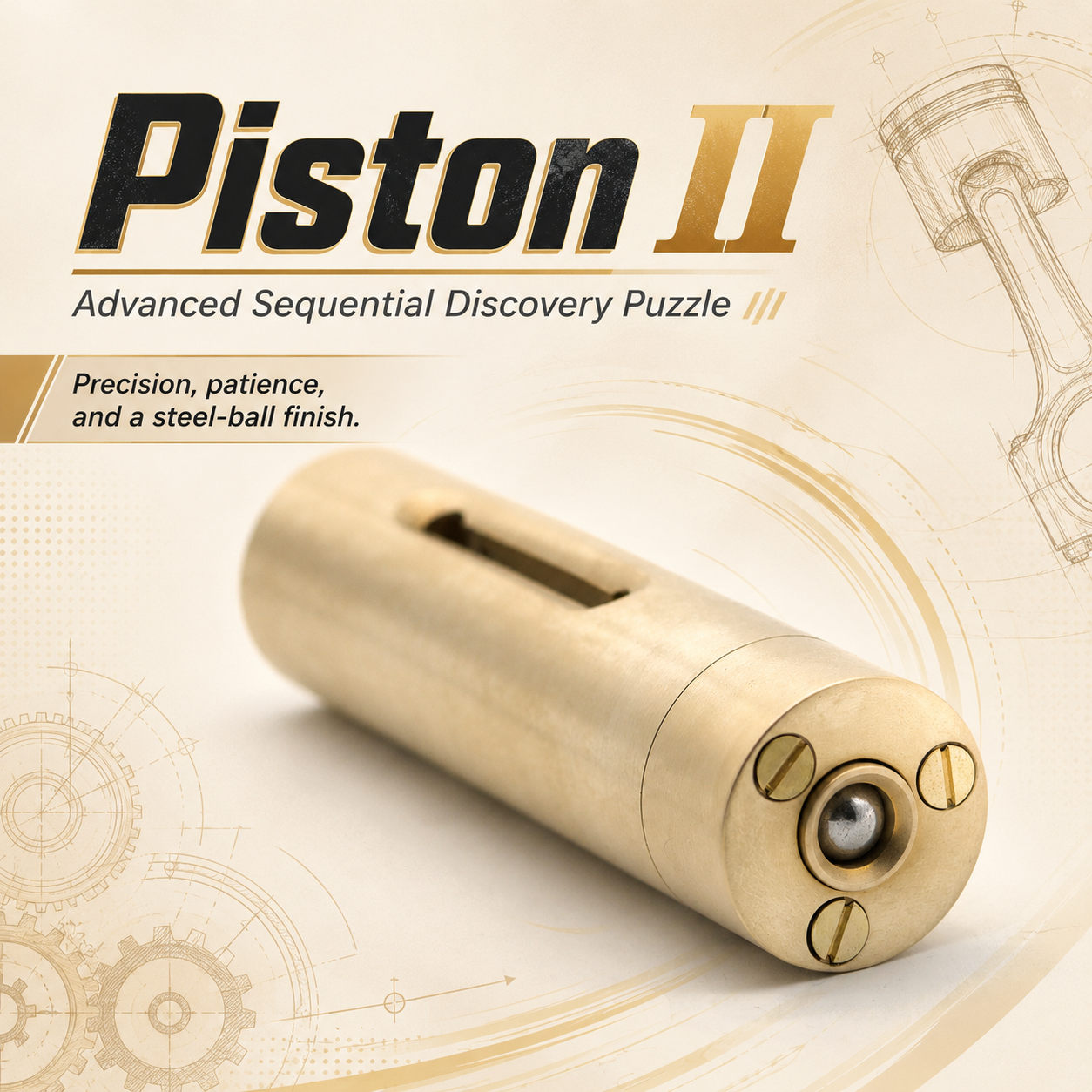 Piston II – Advanced Sequential Discovery Puzzle by Felix Ure