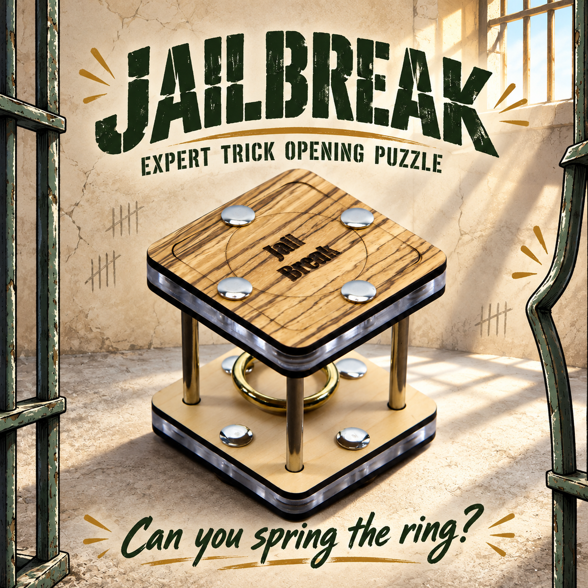 Jailbreak – Expert Trick Opening Puzzle by Siebenstein-Spiele