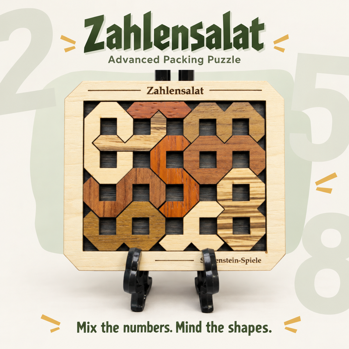 Zahlensalat – Advanced Packing Puzzle by Siebenstein-Spiele
