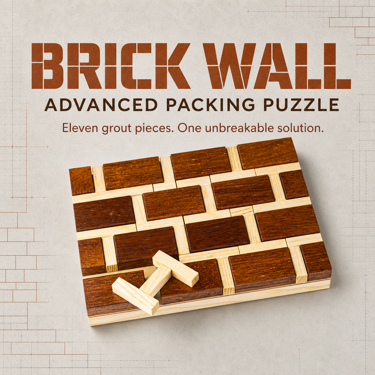 Brick Wall – Advanced Packing Puzzle by Pelikan Puzzles