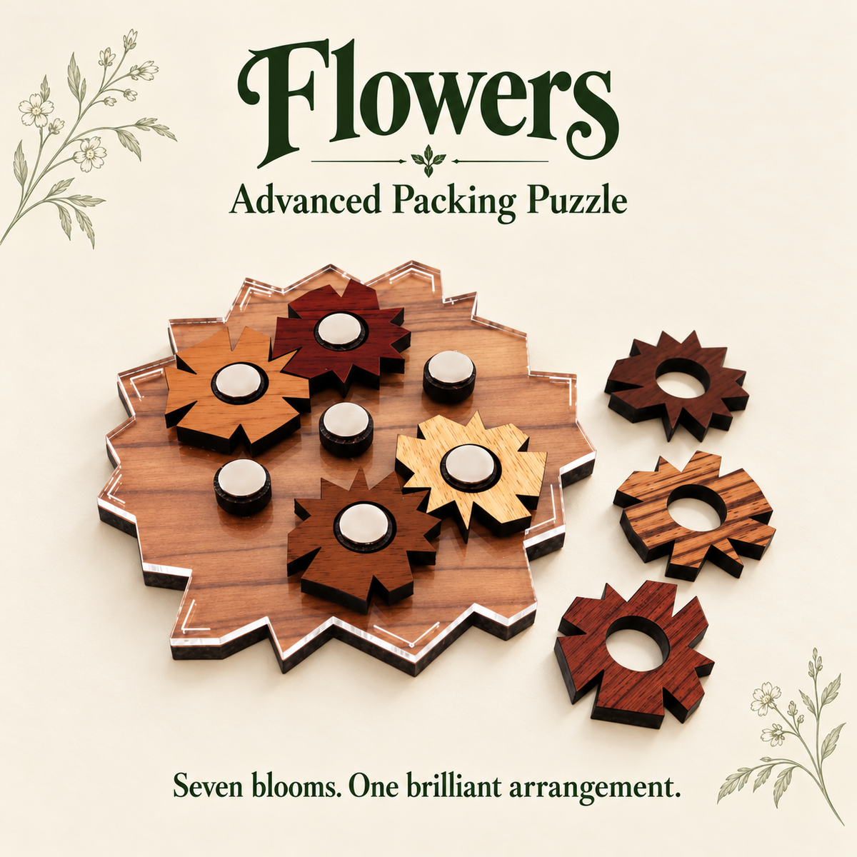 Flowers – Advanced Packing Puzzle by Siebenstein-Spiele