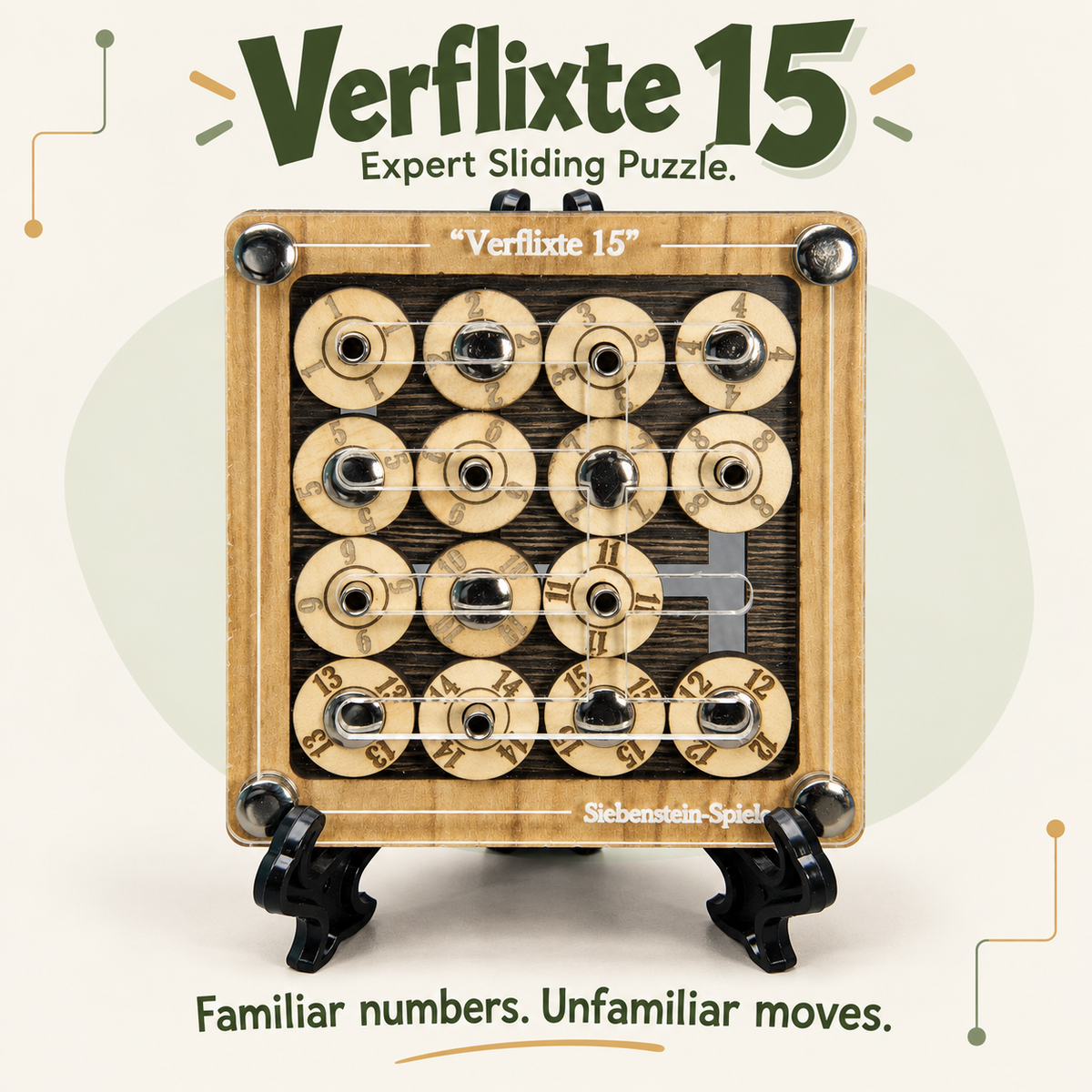 Verflixte 15 – Expert Sliding Puzzle by Siebenstein-Spiele