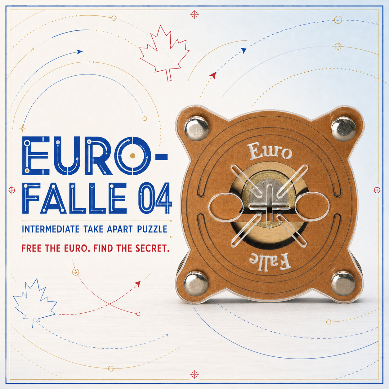Euro-Falle 04 – Intermediate Take Apart Puzzle by Siebenstein-Spiele