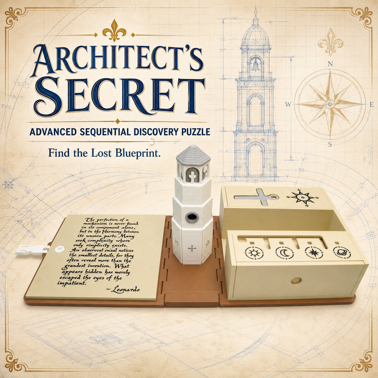Architect's Secret – Advanced Sequential Discovery Puzzle by Team JB Hobbies