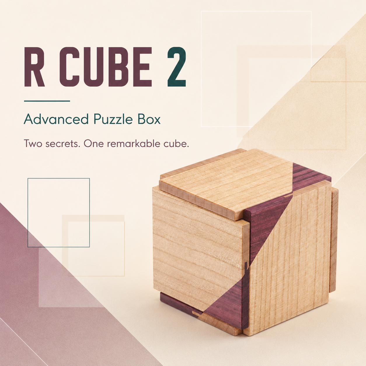 R Cube 2 – Advanced Puzzle Box by Karakuri Creation Group