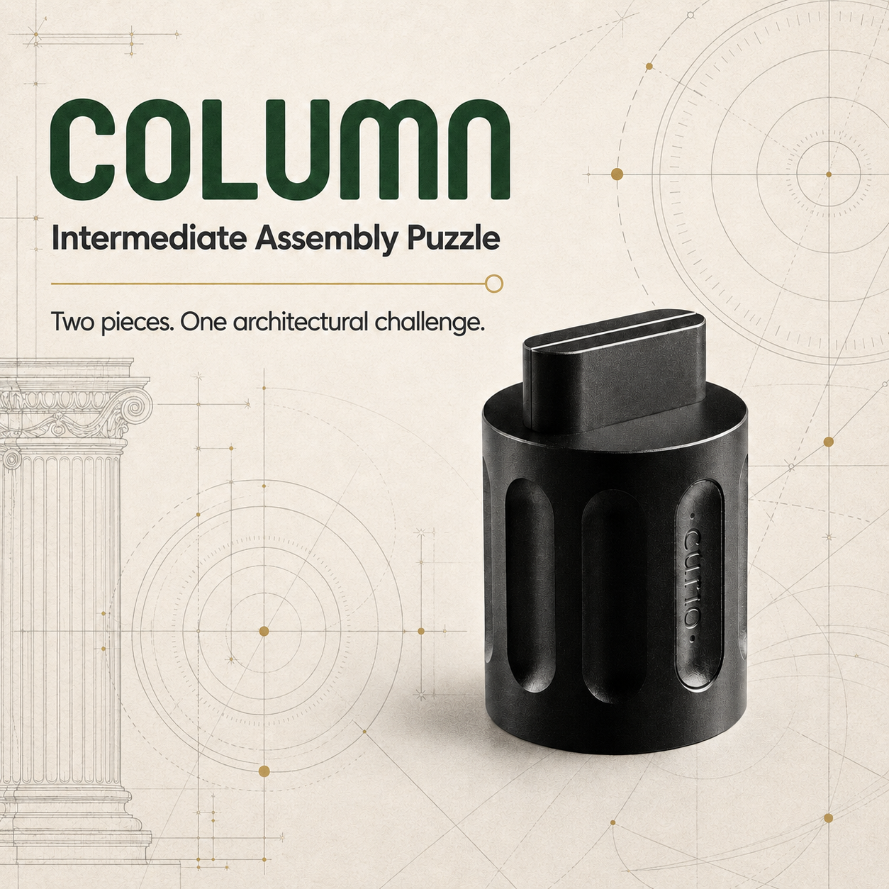 Column – Intermediate Assembly Puzzle by Curio Puzzles