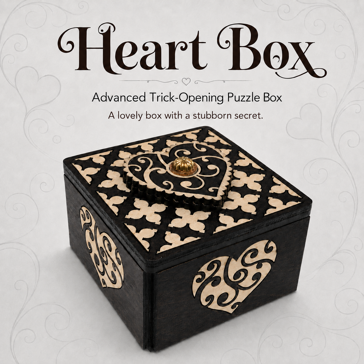 Heart Box – Advanced Puzzle Box by Jean Claude Constantin