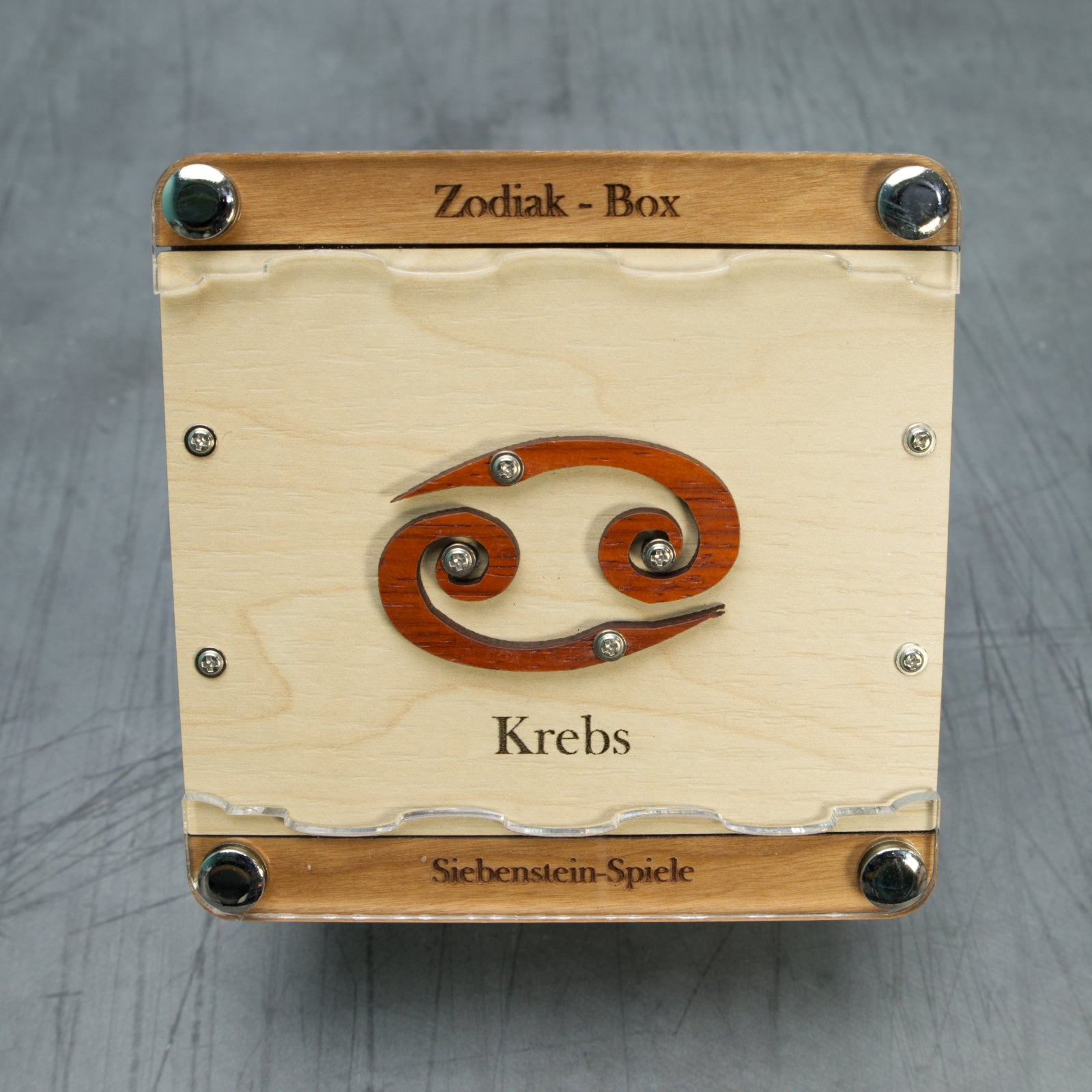 Zodiac Puzzle Boxes – Mechanical Maze Boxes by Siebenstein-Spiele