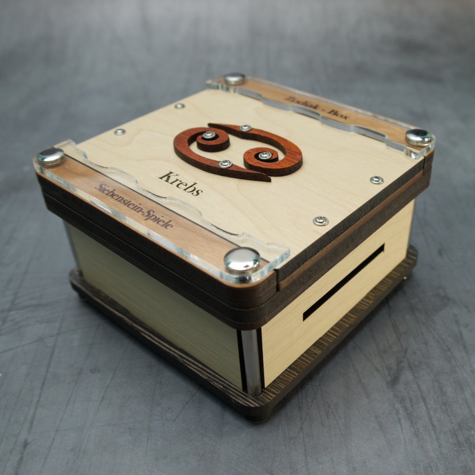 Zodiac Puzzle Boxes – Mechanical Maze Boxes by Siebenstein-Spiele