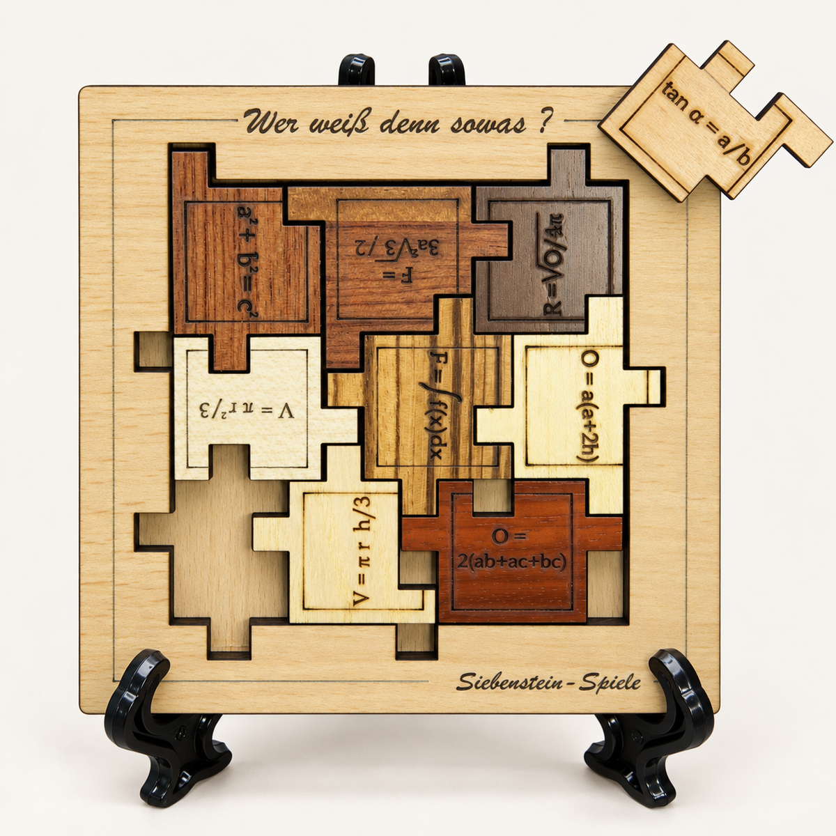 Wer weiß denn sowas? – Advanced Packing Puzzle by Siebenstein-Spiele