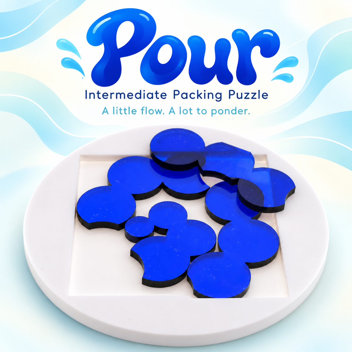 Pour hero Acazu acrylic packing puzzle