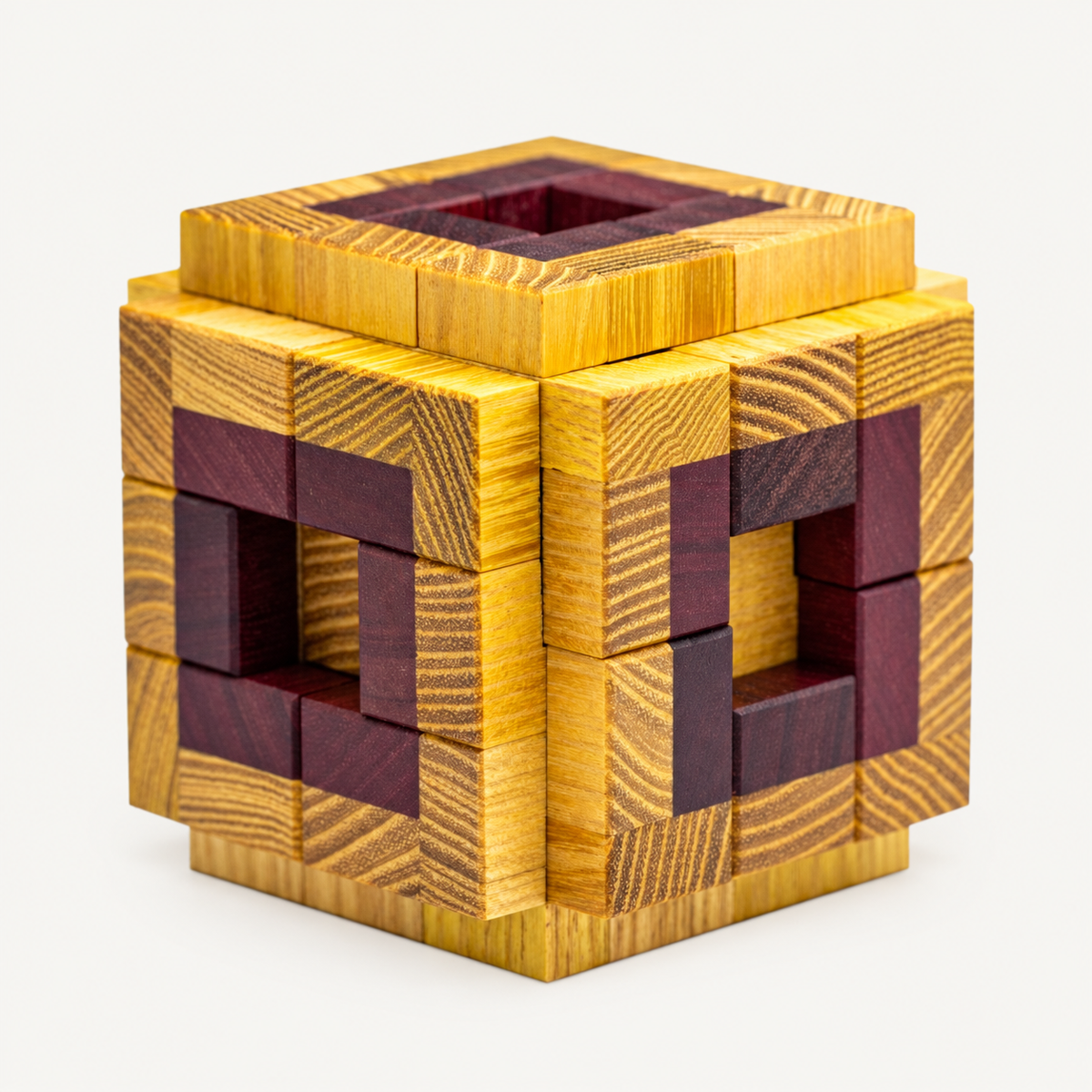 YLEM wooden burr puzzle by Benjamin Heidt, product 1