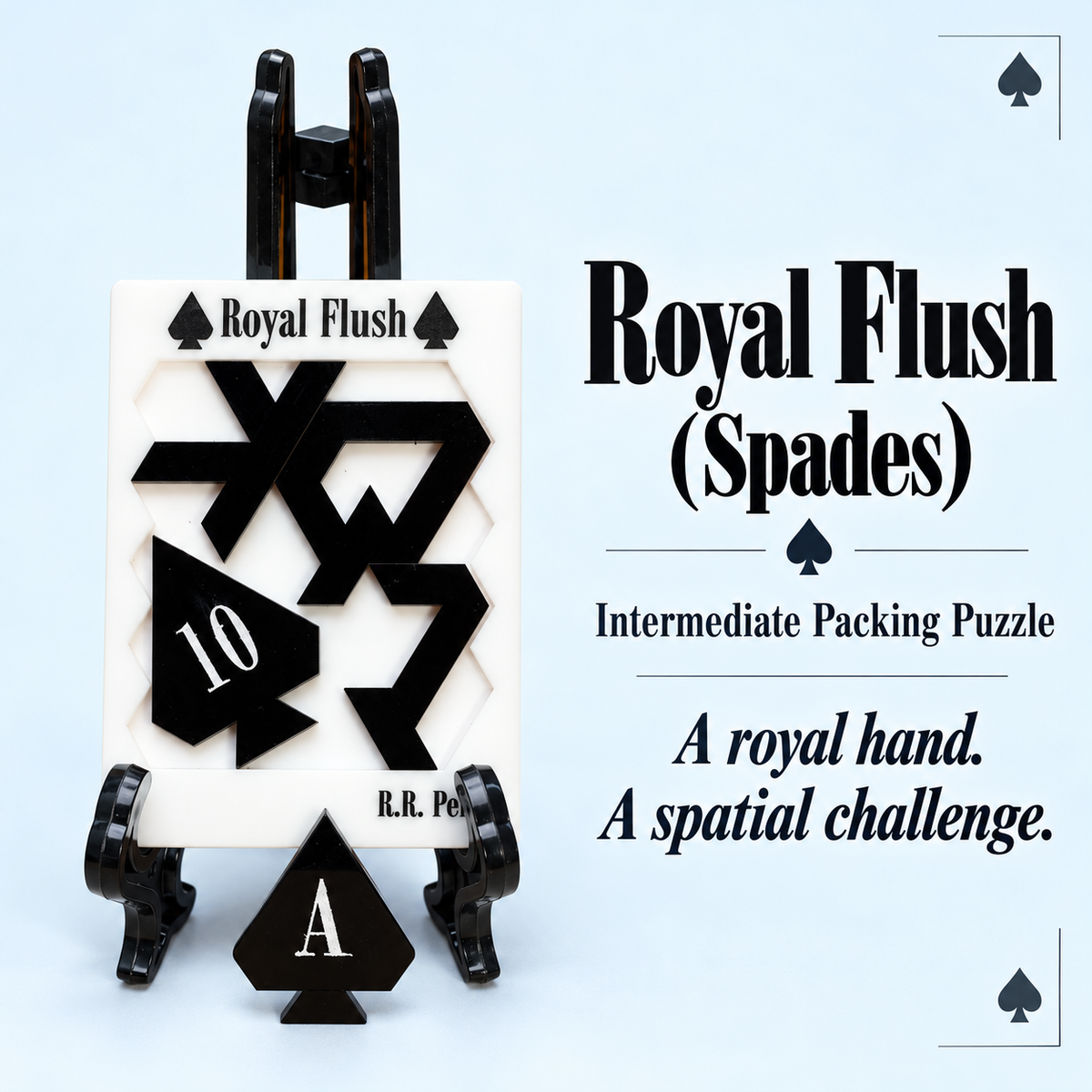 Royal Flush (Spades) – Intermediate Packing Puzzle