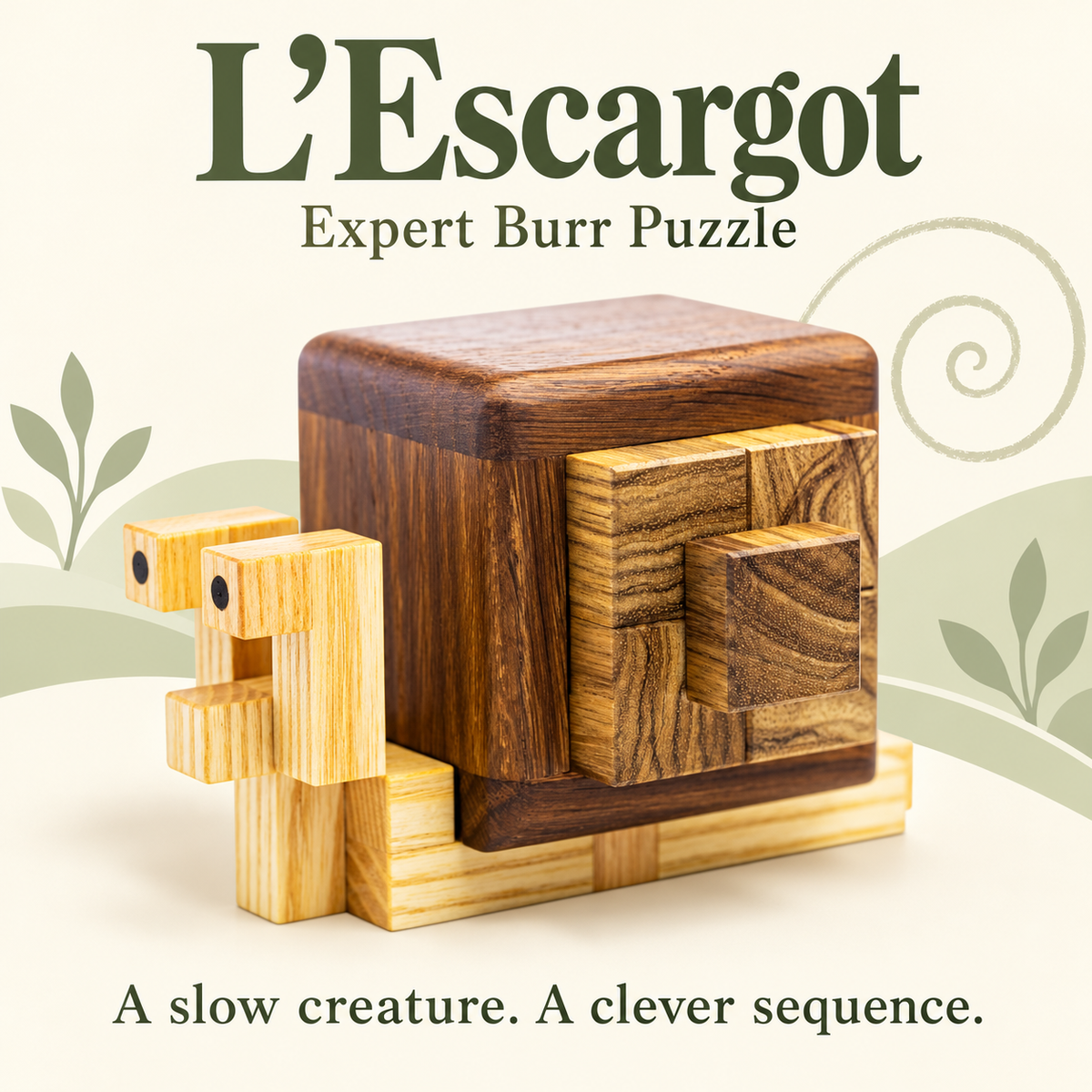 L'Escargot wooden puzzle, hero