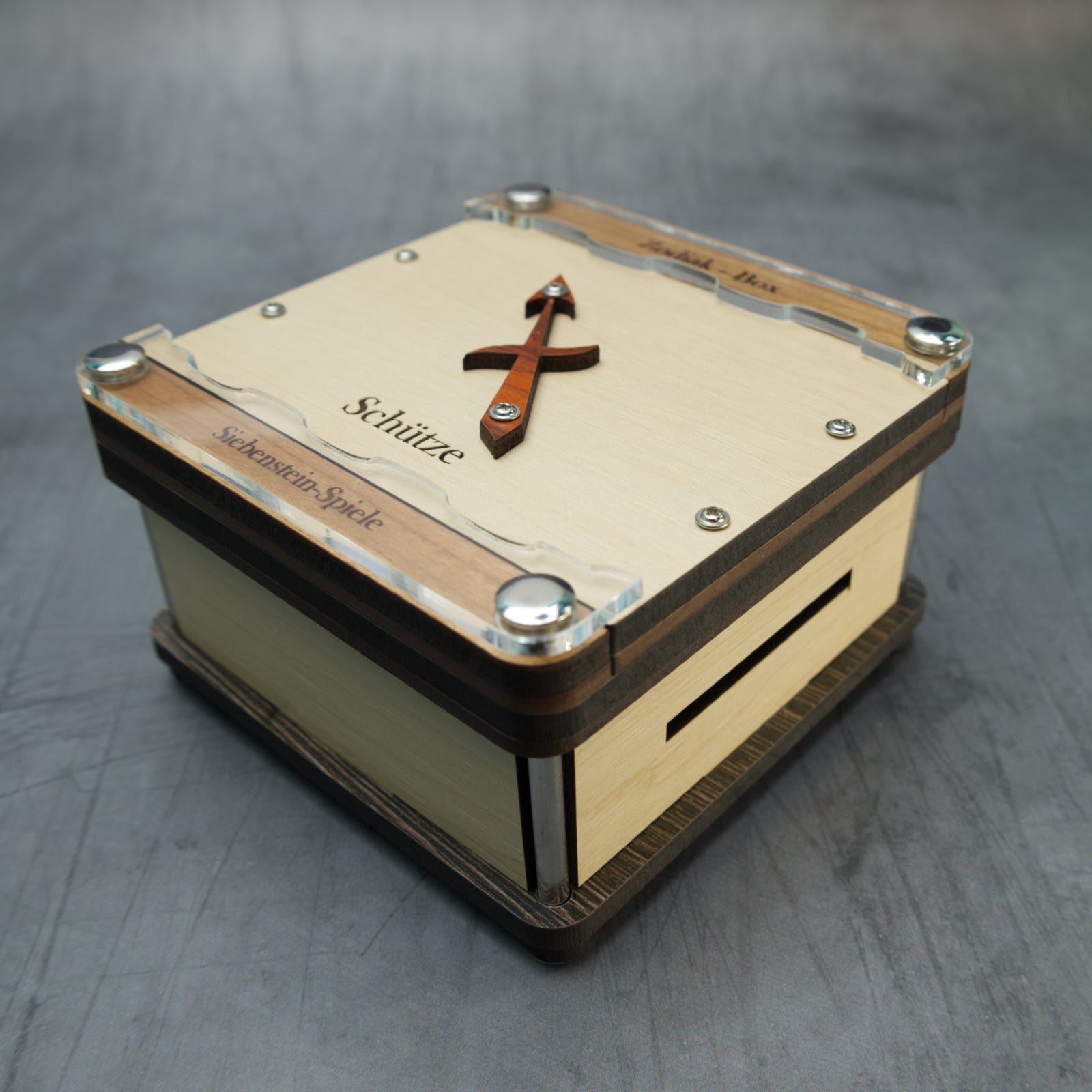 Zodiac Puzzle Boxes – Mechanical Maze Boxes by Siebenstein-Spiele