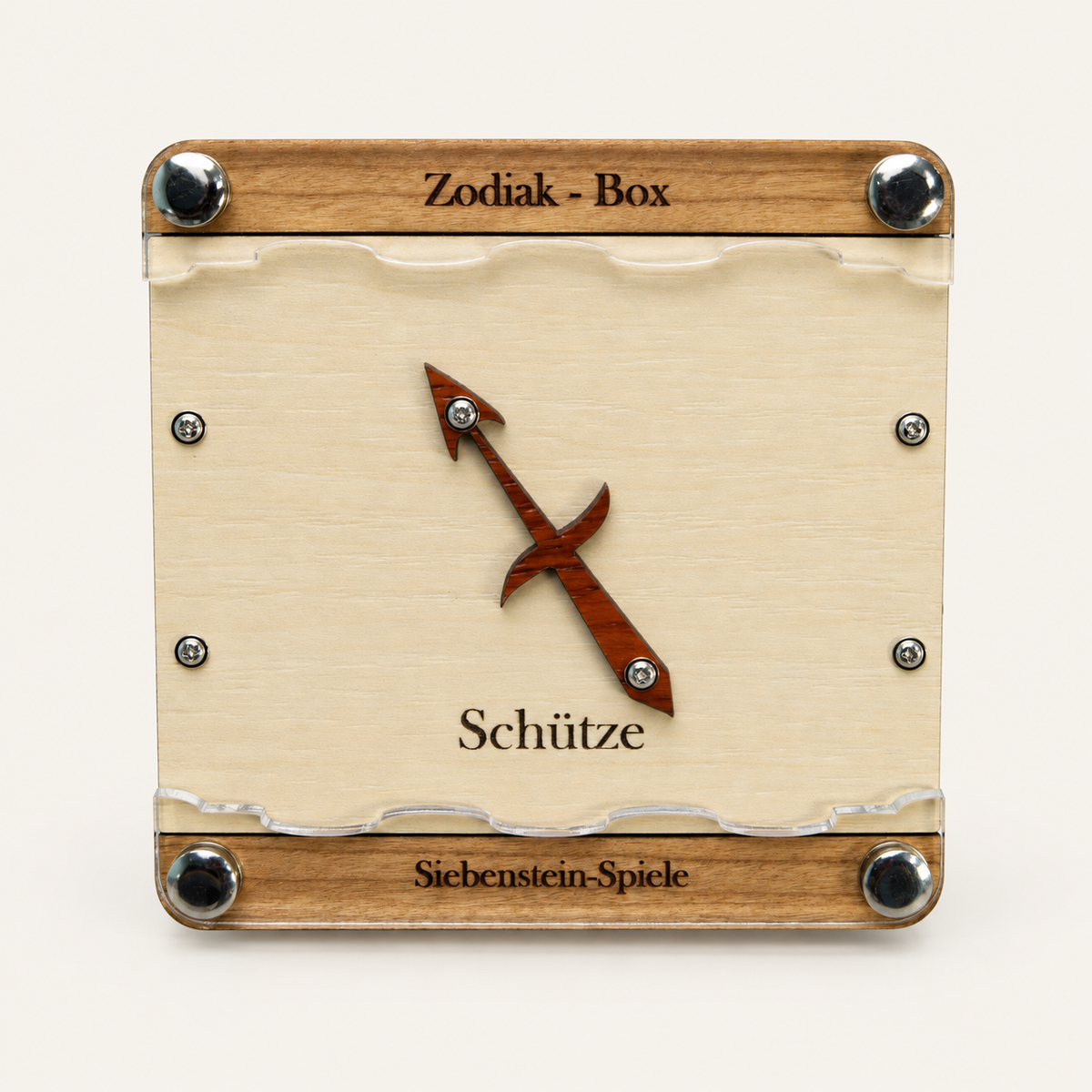 Zodiac Puzzle Box – Intermediate Maze Puzzle Box by Siebenstein-Spiele