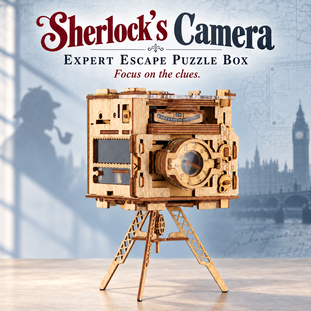 Sherlock's Camera - Expert Escape Puzzle Box