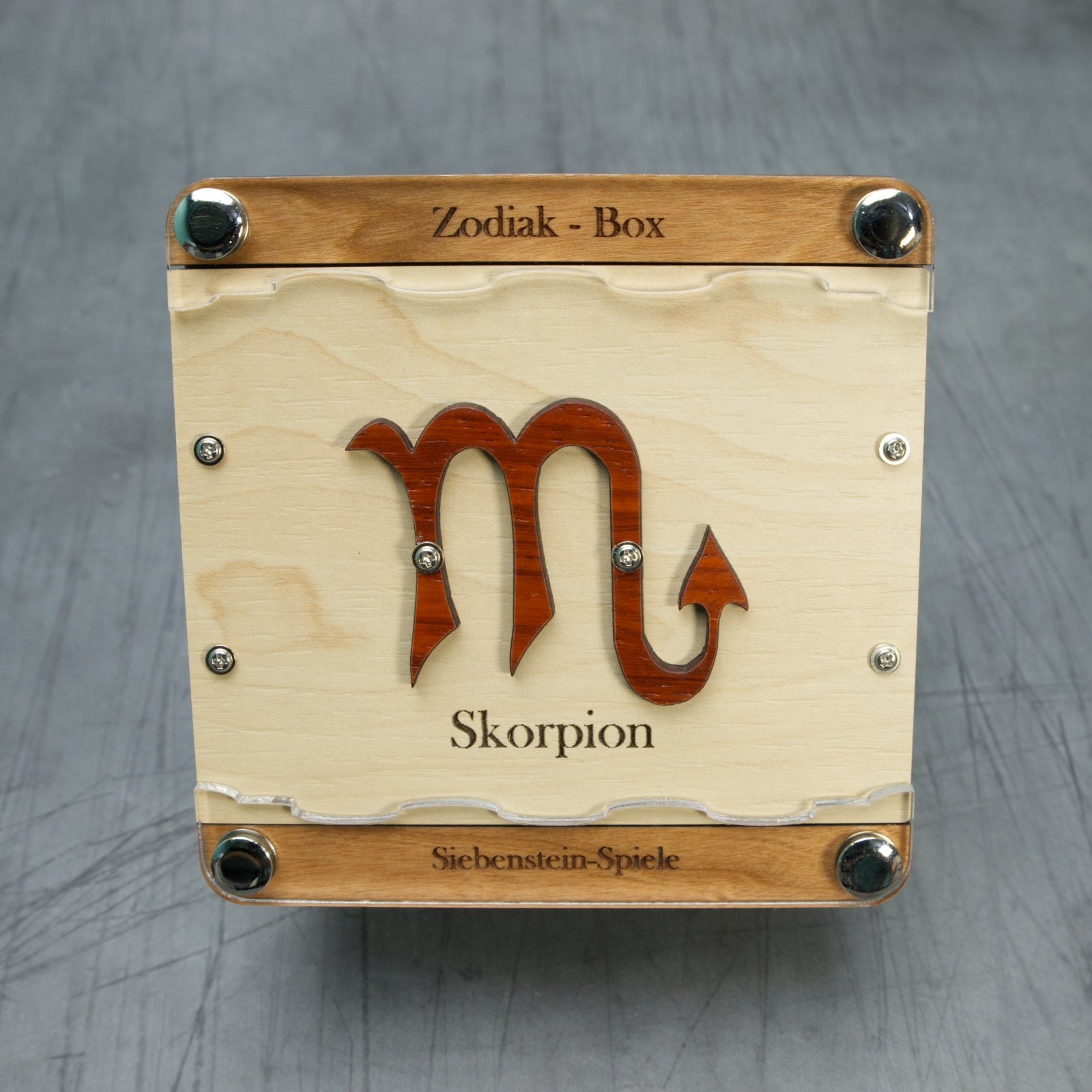 Zodiac Puzzle Boxes – Mechanical Maze Boxes by Siebenstein-Spiele