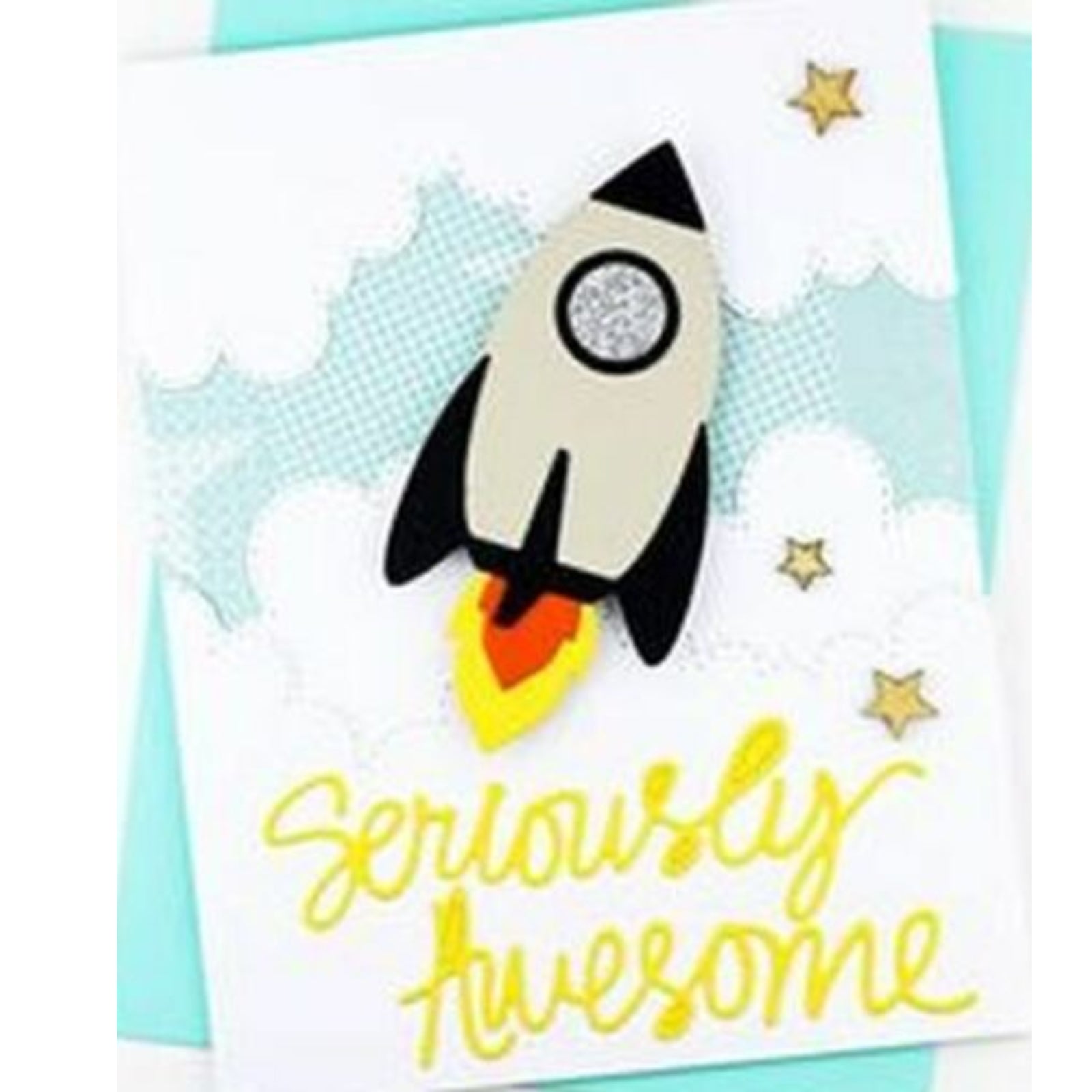 Little Layering Rocketship Cutting Dies