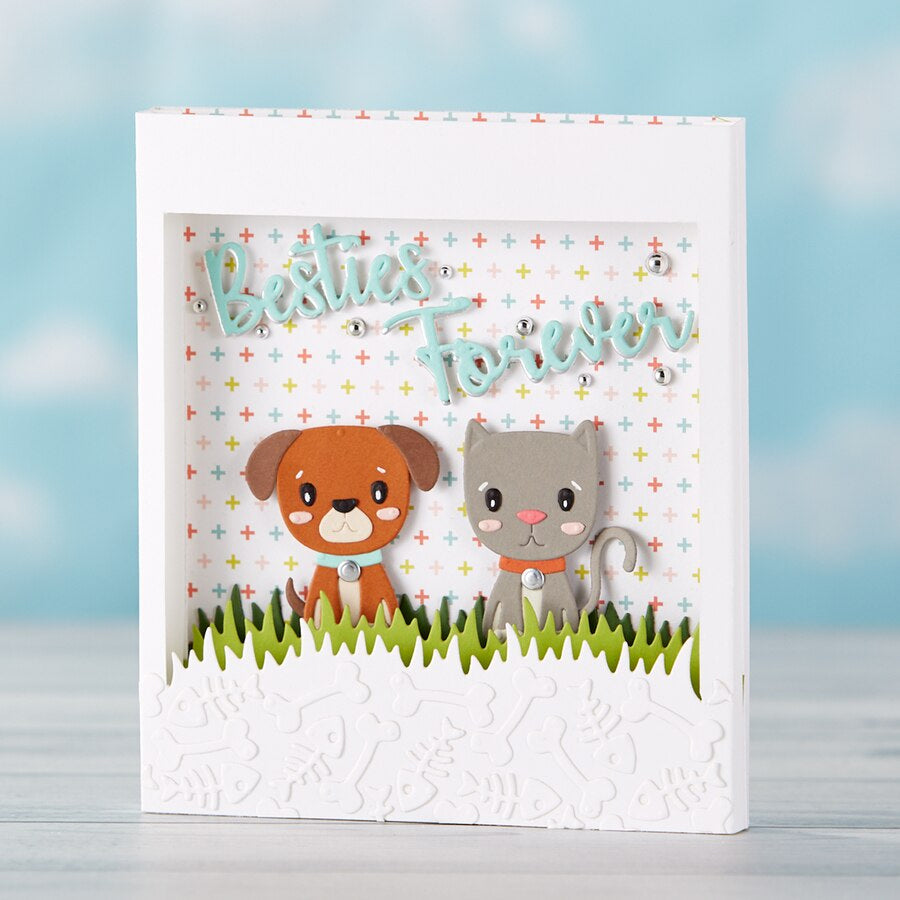 Besties Forever Cat & Dog Pets Cutting Die Set