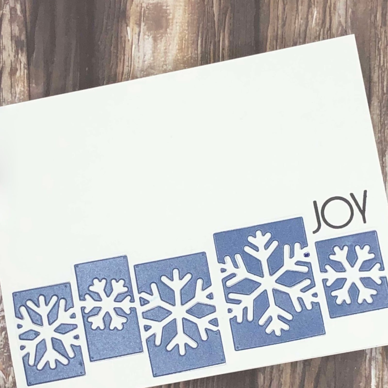 Snowflakes Cutout Rectangles Cutting Die