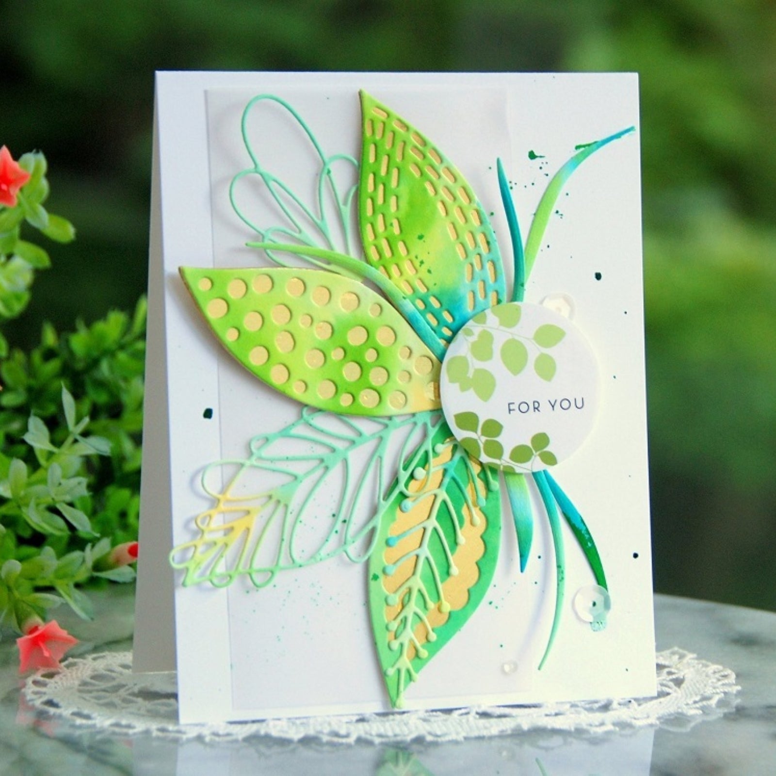 Modern Layering Leaves Mega Cutting Dies Set