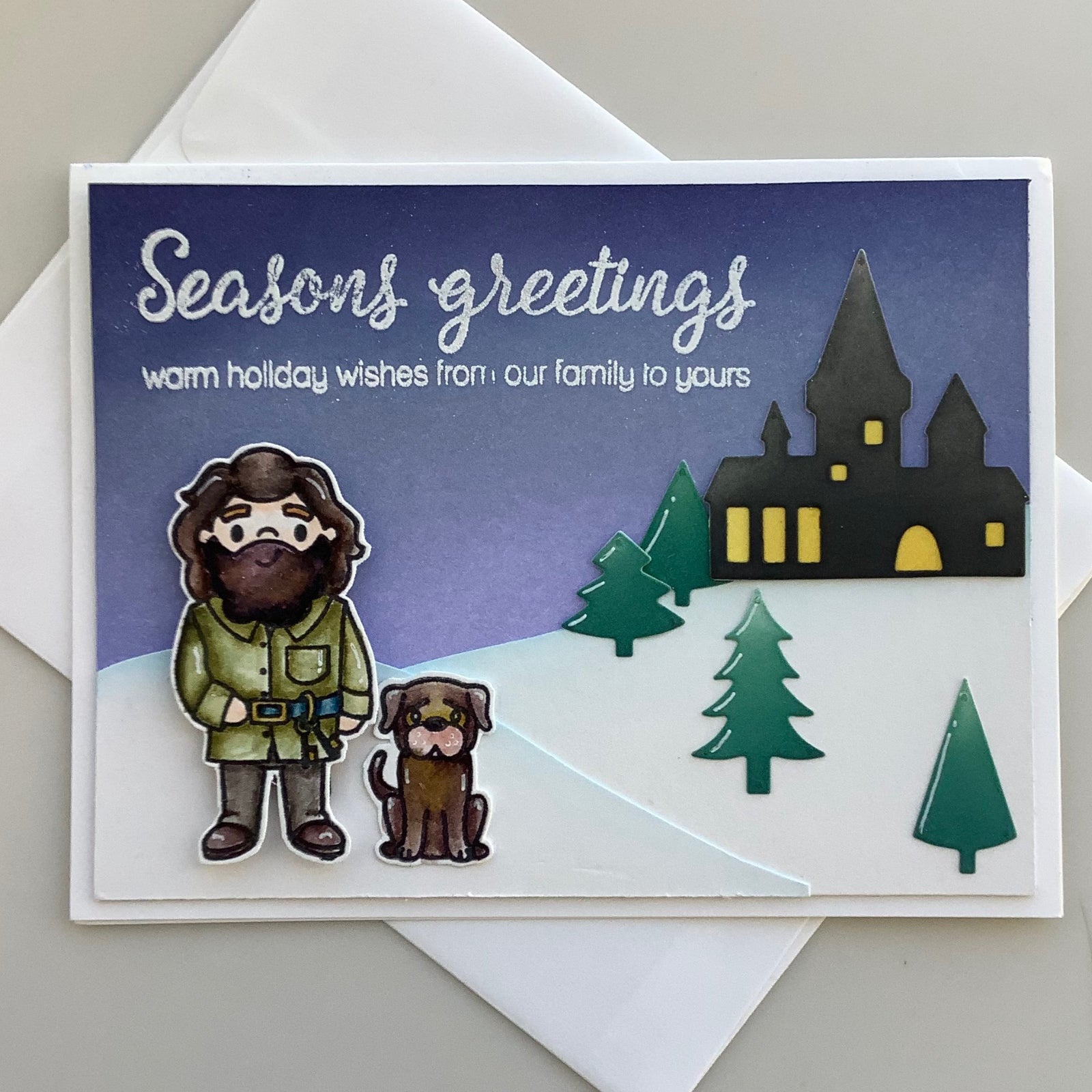 Magical Castle Mini Night Scene Cutting Die Set