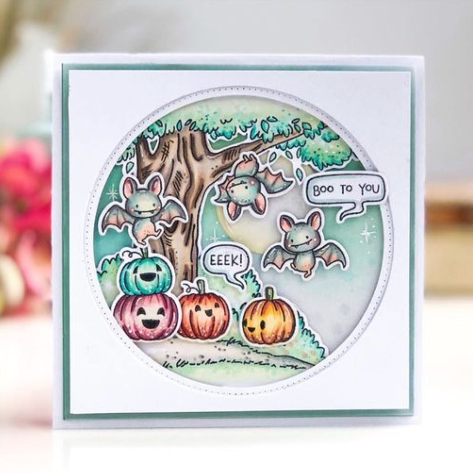 Boo Friends Halloween Cutting Dies & Stamps Set