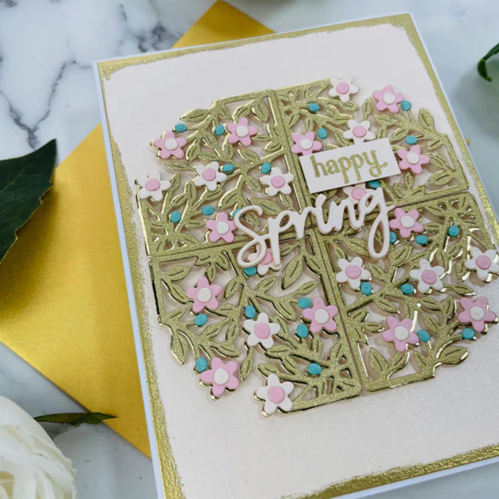 Spring Has Sprung Make Your Own Floral Frame Cutting Dies
