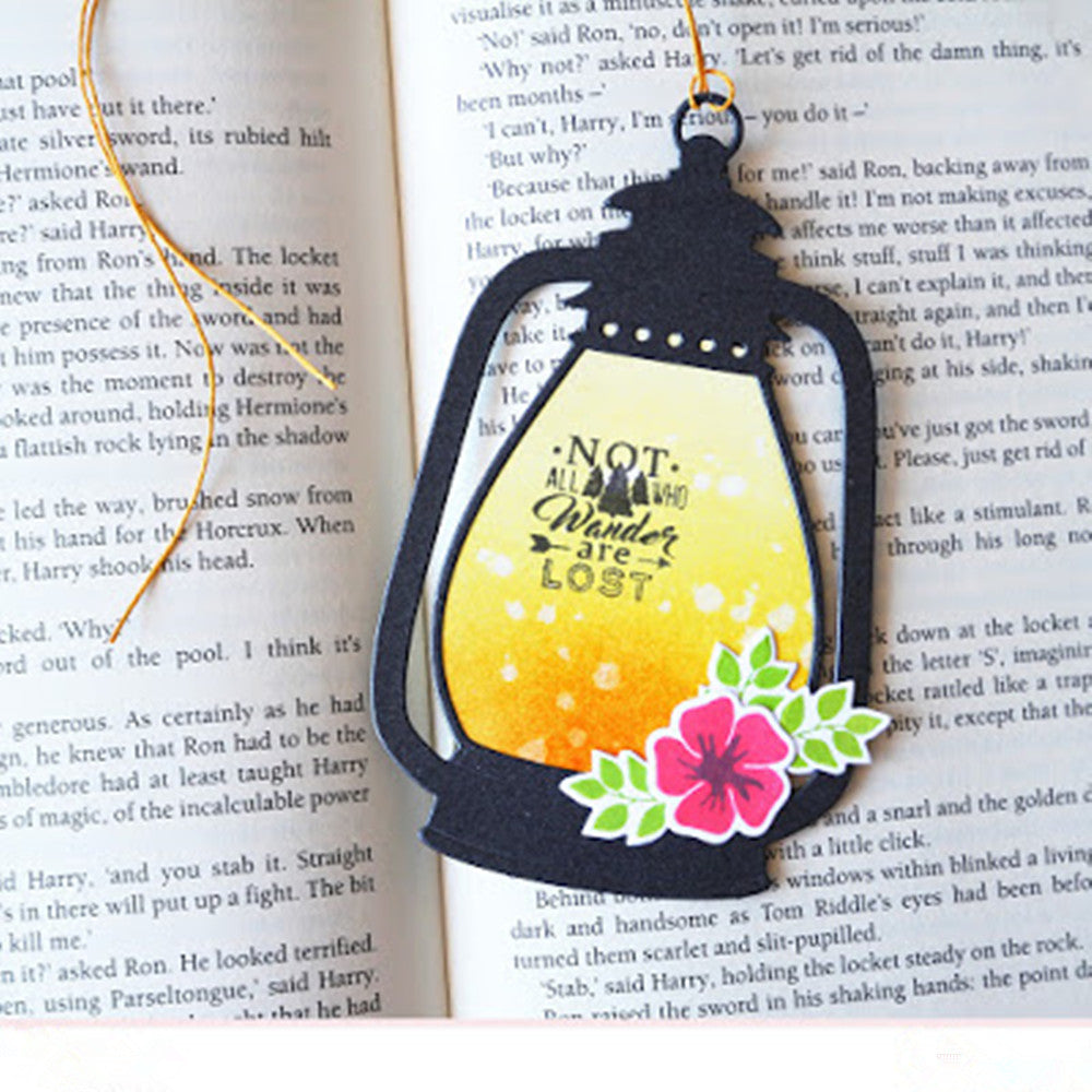 Lantern w Mini Camping Scene Cutting & Embossing Dies