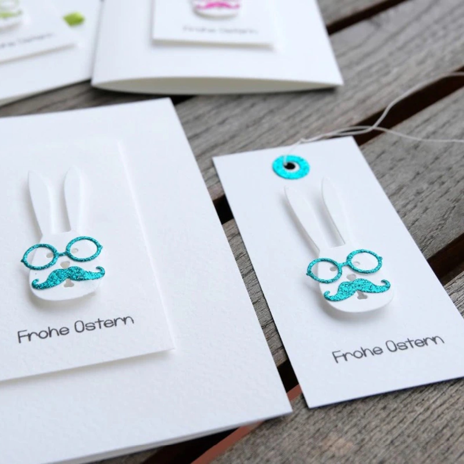 Mr. Bunny Head w Tag Cutting & Embossing Dies